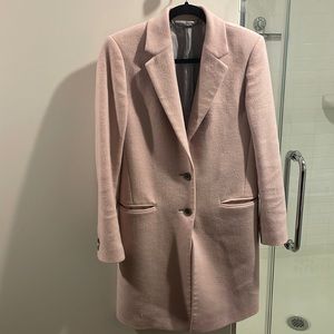 Jigsaw Light Pink Wool Coat - Size 4